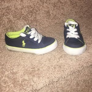 Toddler Navy Blue Polo Shoes